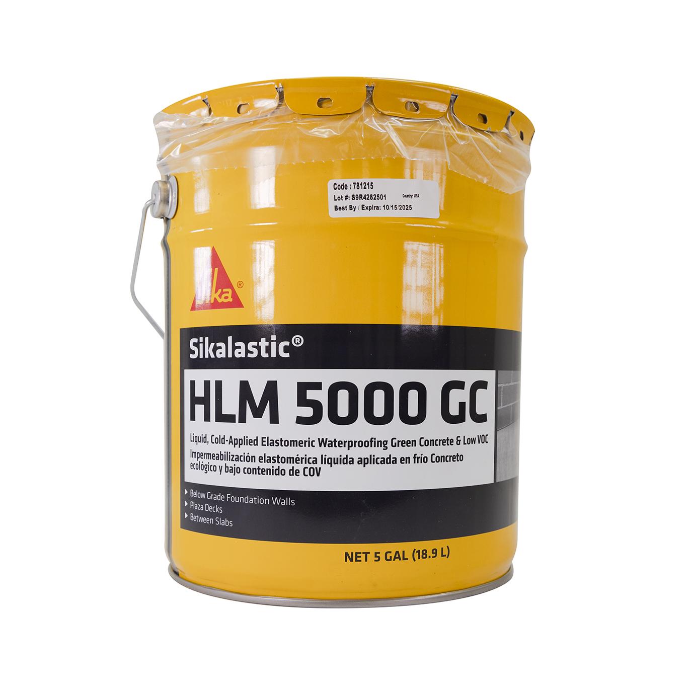 Sika Sikalastic HLM 5000 GC 5 Gallon Pail - Black | Sunshine Supply